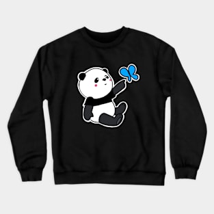 Butterfly Panda Crewneck Sweatshirt